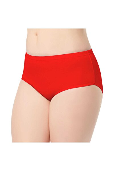 Zulu Ticaret Tutku-Women's Red Bato 3-Piece Panties