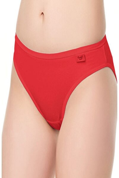 Zulu Ticaret Tutku-Women's Bato Elastane Red Panties 3-Pack
