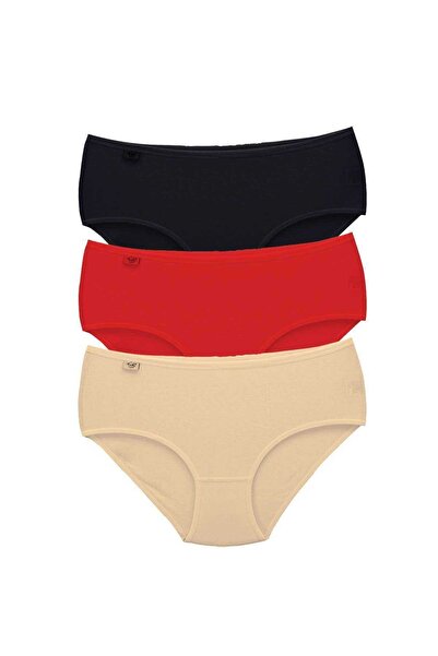 Zulu Ticaret Tutku-7 Pieces Women's High Waist Bato Thick Rubber Panties S8