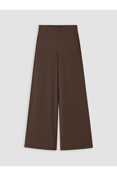 LC Waikiki Lcw Everyday Women's Ribbed Trousers with Elastic Waist
