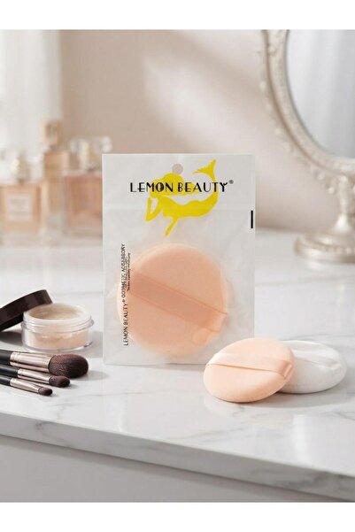 HASSANCO وسائد بودرة المكياج المخملية 1 قطع - Lemon Beauty
