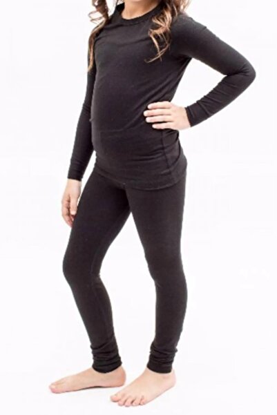 Tutku Girl's Thermal Top (Undershirt) and Bottom (Leggings) Set