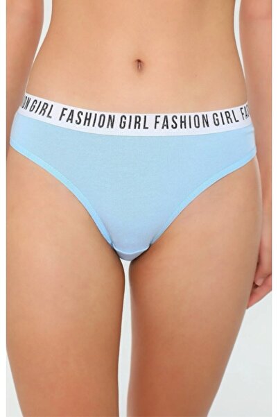 Zulu Ticaret Tutku-6 Pack Πολύχρωμα Γυναικεία Σλιπ Εσώρουχα Fashion Girl