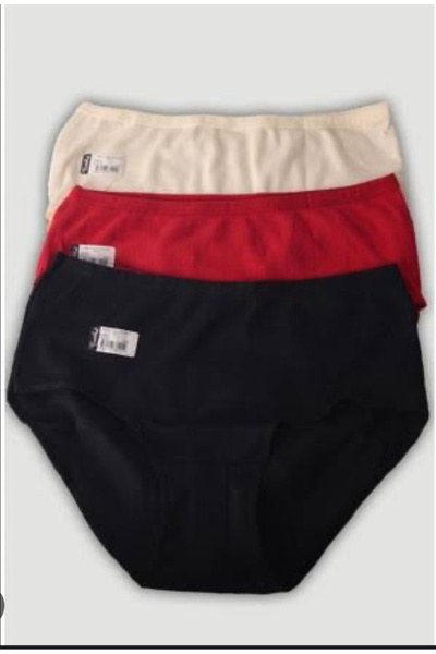 Zulu Ticaret Tutku-Women's Mixed Bato Panties 3-Pack