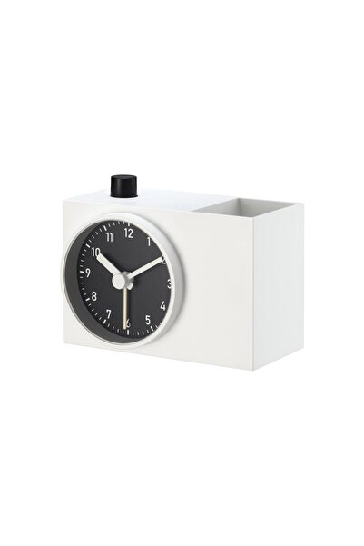 IKEA Modern Beyaz Duvar Saati 11x6 - Sessiz Mekanizma Dekoratif