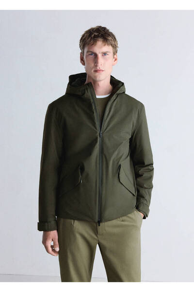 MANGO Man Thermore® waterproof kapitone katlanabilir ceket