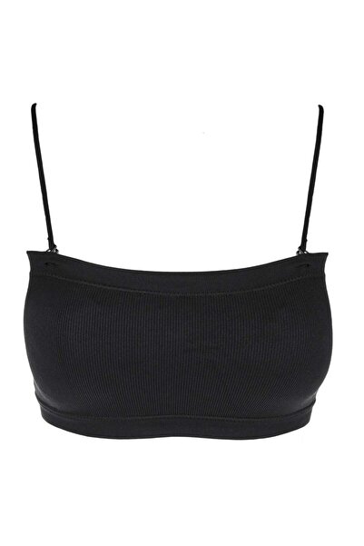 OEM Bustieră damă strapless ribbed cu bretele detașabile, mărime One Size – s...