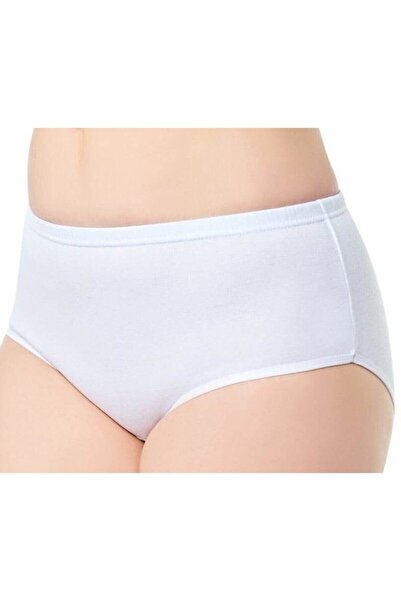 Zulu Ticaret Tutku-Mrc Kıd's Women's White Lycra Bato Panties 6 Pack