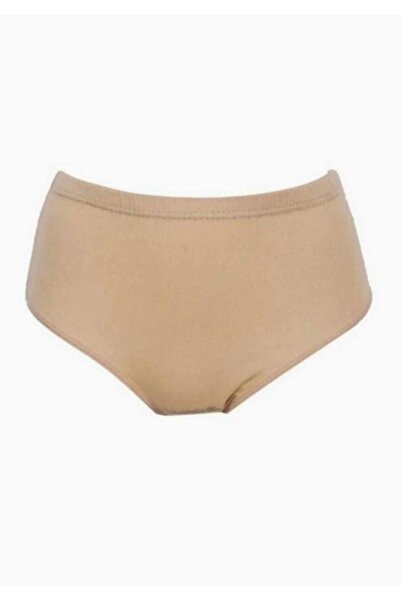 Zulu Ticaret Tutku-Women's Beige Bato Panties 6 Pack New Season