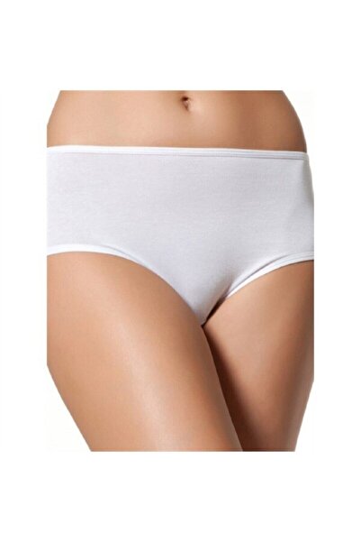 Zulu Ticaret Tutku-Women's White 5-Pack Lycra Bato Panties Elf568T0924Ccm5