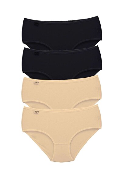 Zulu Ticaret Tutku-5 Pieces Women's High Waist Bato Thin Rubber Panties S13