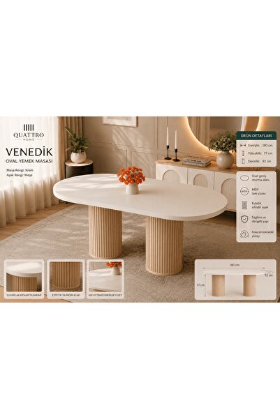 QUATTRO HOME Venedik Yemek Masası