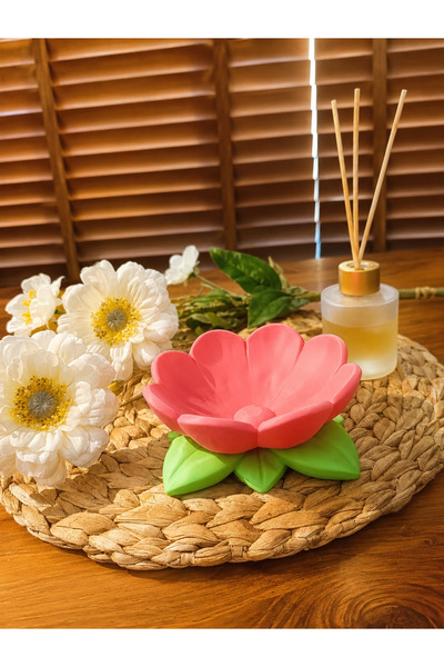 Genel Markalar 3D Baskı Lotus Çiçeği Dekoratif Kase – Anahtarlık, Şekerlik, T...