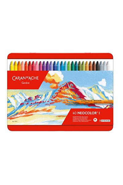 Caran d'Ache Carandache 40 Renk Yağlı Pastel Boya Neocolor I