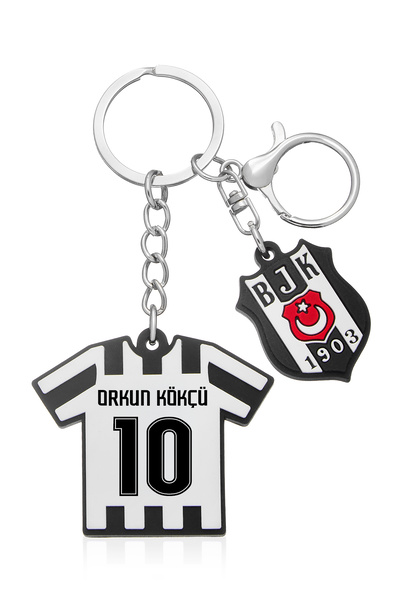 Beşiktaş Оркун Кокчю Чарм Арма Силиконов ключодържател - Лицензиран оригинален