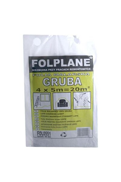 Solplant Folie pentru zugravit, LDPE, 4x5 m, 20mp, 20 microni,