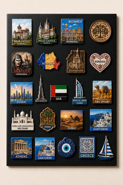 Zeva Tasarım Magnetic Spooling Board Metal 35X50 cm Magnetic Surface Decorative Wall Ornament Board