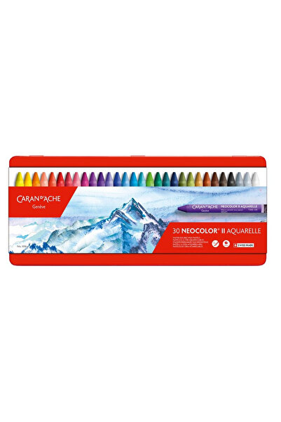 Caran d'Ache Carandache 30 Renk Suda Çözünen Pastel Boya Neocolor II