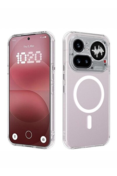 Wtech Nothing Phone (4a) Pro 5G 2026 TPU Anti-Yellow Magsafe Crystal Clear Tr...