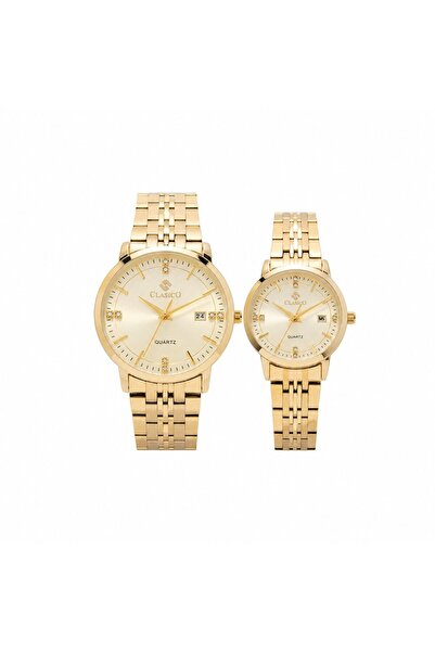 Clasico Signature Couple Watches Set for Men & Women – Elegant Tone Matching ...
