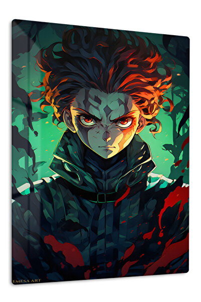 Emesa Art Tanjiro Kamado Anime Metal Wall Art