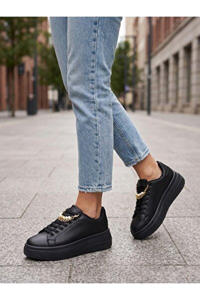 MÜJERİL'S Croos Windy Women's Casual Sneaker Shoes High-Sole Sports Shoes Lac...