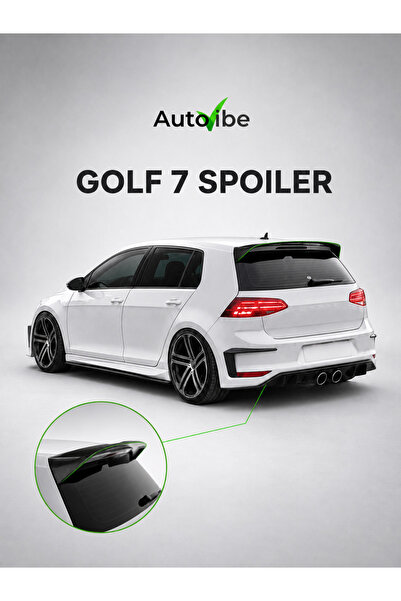 AutoVibe Volkswagen Golf 7 Tavan Spoiler Spoyler A+ Kalite Fiberglass Boyasız...