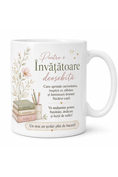 Generic Brand Cana personalizata cadou pentru Invatatoare, „Pentru o Invatato...