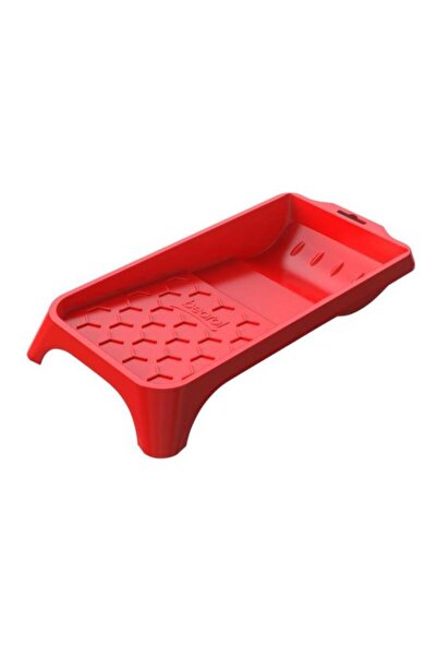 Solplant Tava pentru vopsea din plastic, 15x32 cm, rosie,