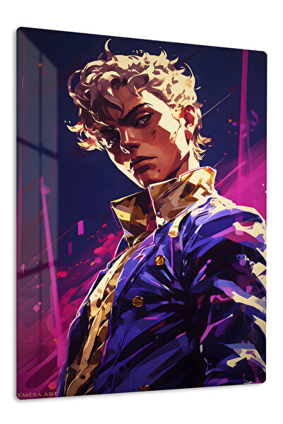 Emesa Art Dio Brando Anime Metal Wall Art