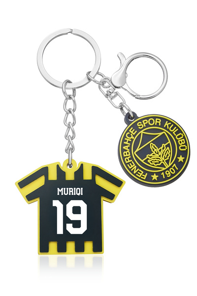 Fenerbahçe Vedat Muriqi Charm Arma Silicone Keychain - Licensed Original