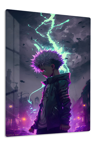 Emesa Art Killua Zoldyck Anime Metal Wall Art
