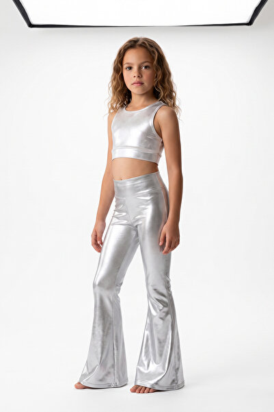 Colorinas Shiny Flare Glossy Spanish Leg Disco Leggings