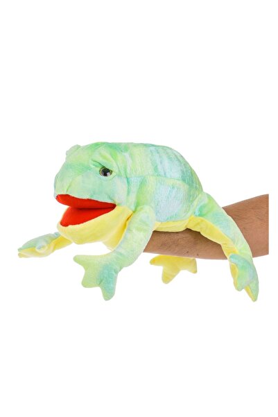 OEM Figurina din Plus Broscuta Verde pentru Teatrul de Papusi 42cm, 42 cm – t...