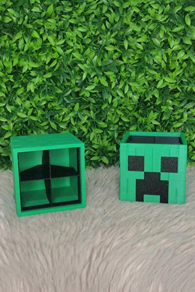 Neo Gift Okula Dönüş Minecraft Clipper Masa Üstü Kalemlik, 4 Bölmeli Kalemlik...