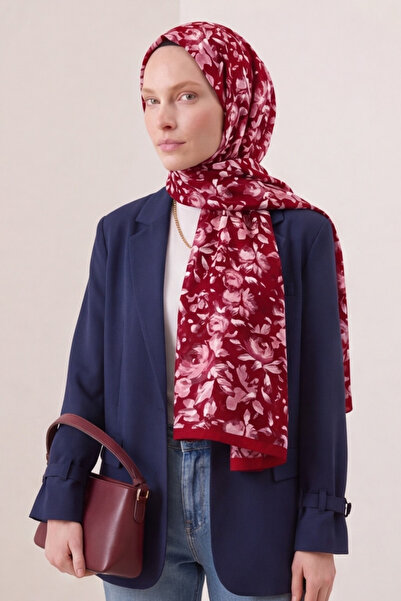BONASERA EŞARP Women's Hijab Shawl Printed Stylish Daily Shawl
