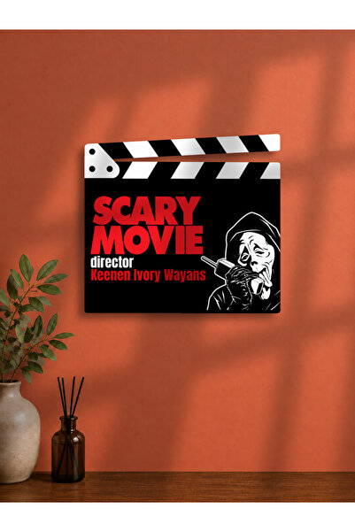 Duvar Dekoru / Klaket Tablo (Siyah) - Scary Movie (Korkunç Bir Film) v2