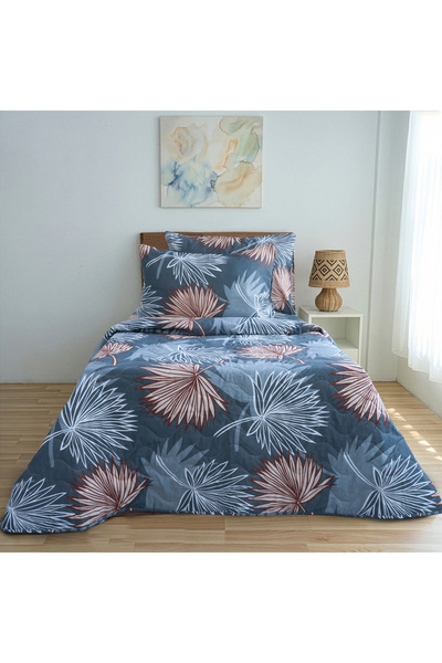 Arma Concept Single Patterned Multi-Purpose Bedspread Quilted +2 Pillowcases ...