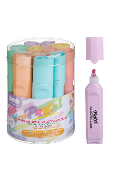 OEM Evidențiator pastel pentru caiete și agende, 12 bucăți – pastel
