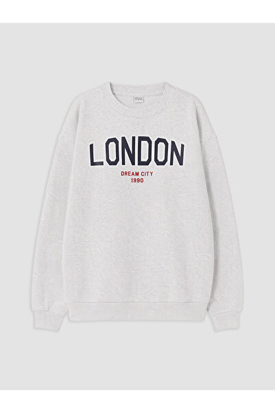 LC Waikiki Quality Parts London Printed Boys' Thick Sweatshirt from Çelebi Store