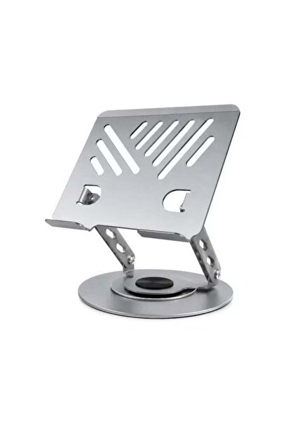 Generic P18 Metal Laptop Stand – 360° Rotation & Adjustable Design for Ergono...