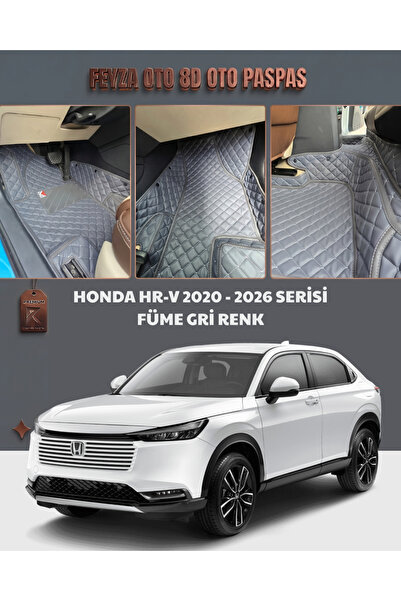 FEYZA OTO HONDA HR-V SERİSİ 2020 - 2026 ARASI 8D PREMİUM KAYMAZ TABAN ARACA Ö...