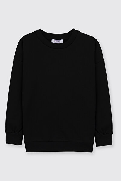 Panço Boy's Black Sweatshirt