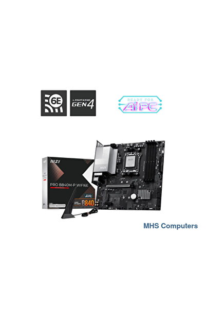 MSI Placa de baza PRO B840M-P WIFI6E 911-7E77-002 "PRO B840M-P WIFI6E"