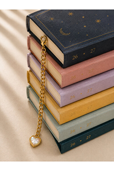 Bluw Jewelry دفتر ملاحظات ومفكرة بتصميم خاص - على شكل قلب