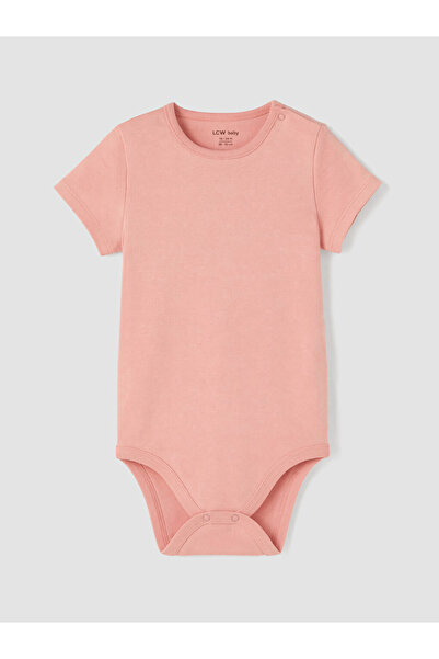 LC Waikiki Crew Neck Baby Girl Snapback Bodysuit
