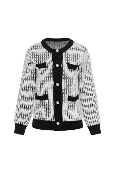 usha black label Strickjacke