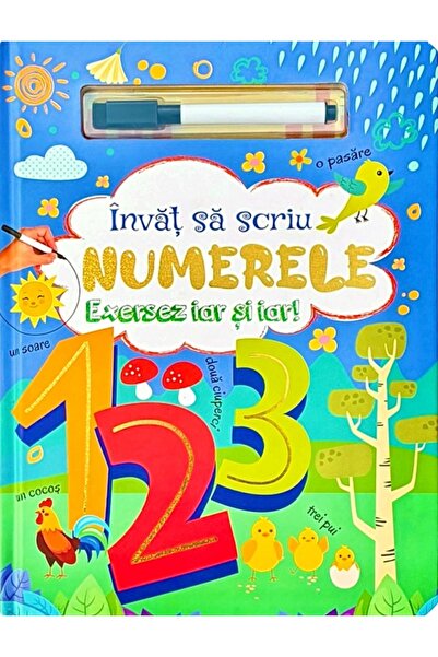 Flamingo Invat sa scriu numerele. Exersez iar si iar!