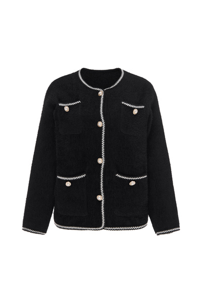 usha black label Strickjacke