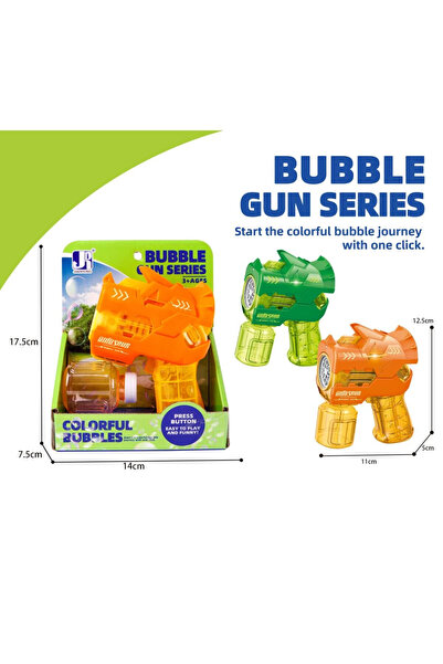 NO BRAND Pistol mic pentru baloane de săpun cu 6 orificii, în cutie deschisă